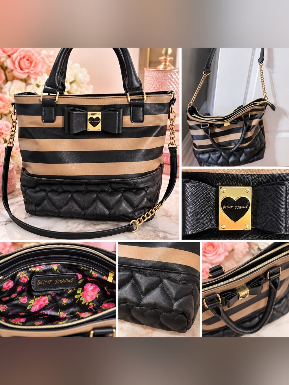 💕 Betsey Johnson Statement Tote/Satchel 💕